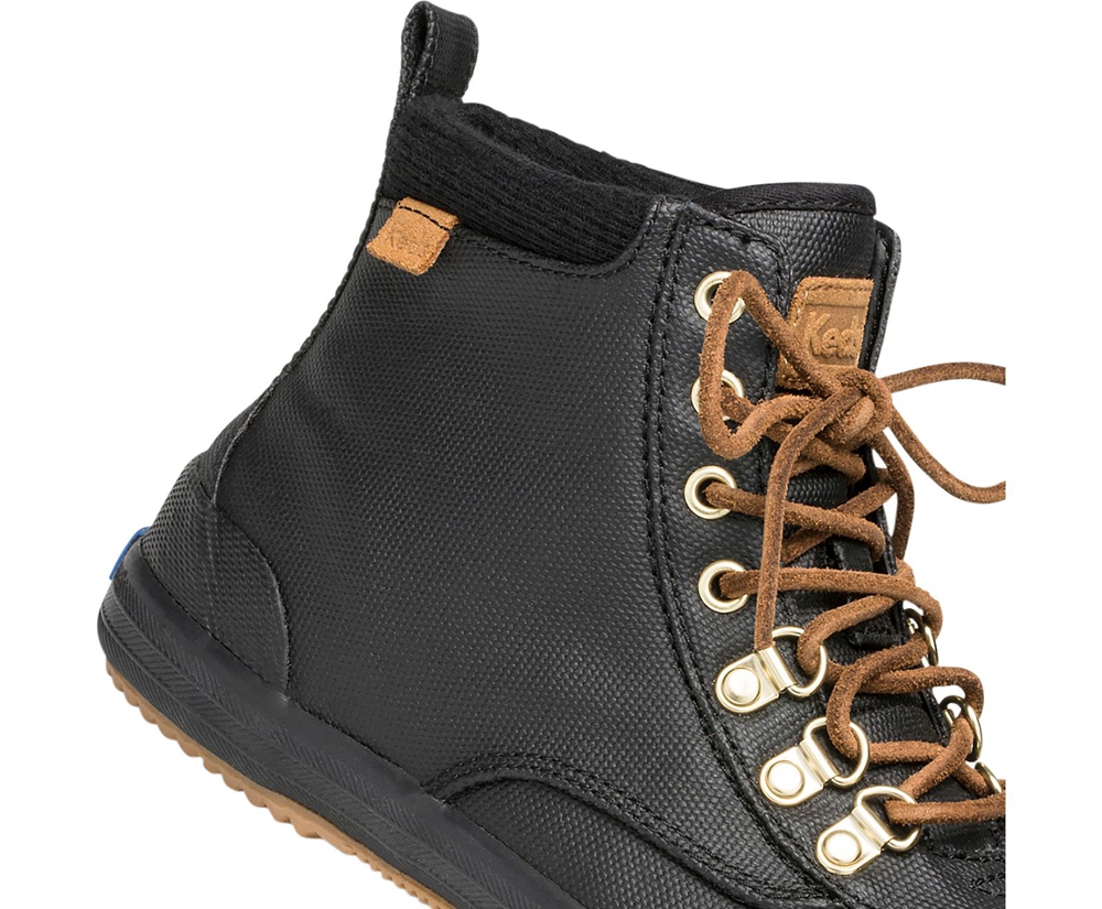 Keds Stiefel Damen Schwarz - Scout Water-Resistant W/ Thinsulate™ - XYO-357981